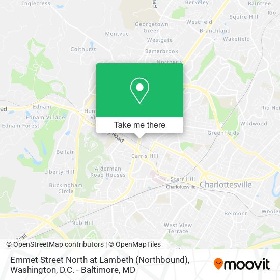 Emmet Street North at Lambeth (Northbound) map
