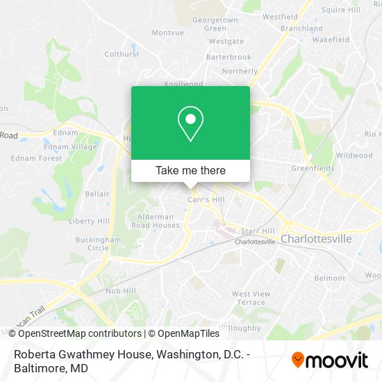 Mapa de Roberta Gwathmey House
