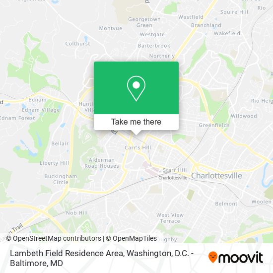 Lambeth Field Residence Area map