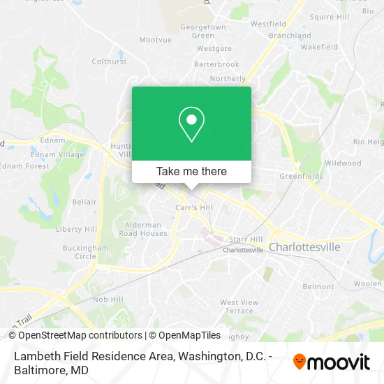 Lambeth Field Residence Area map