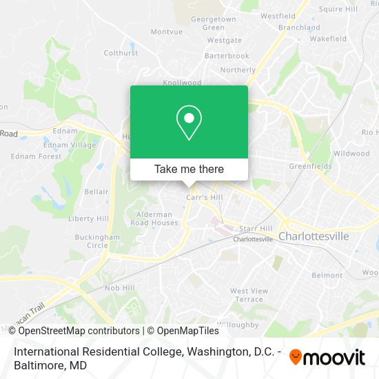 International Residential College map