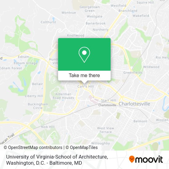 University of Virginia-School of Architecture map