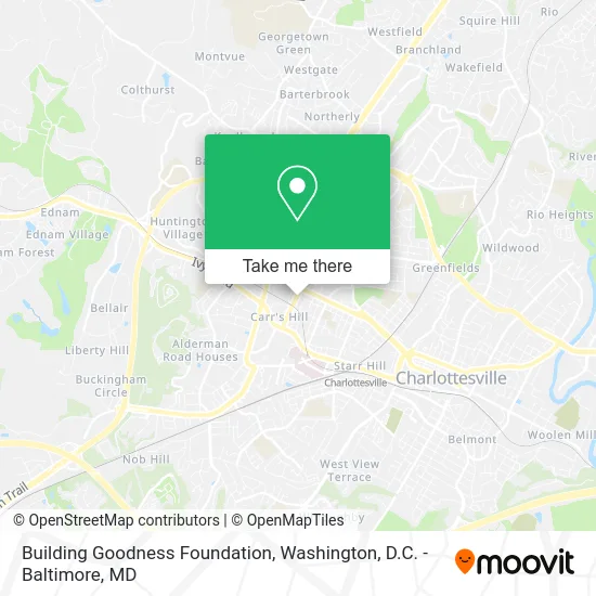 Building Goodness Foundation map