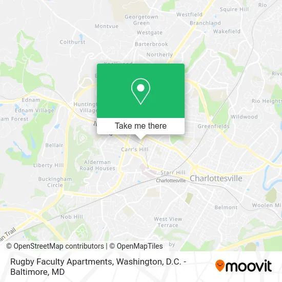 Rugby Faculty Apartments map