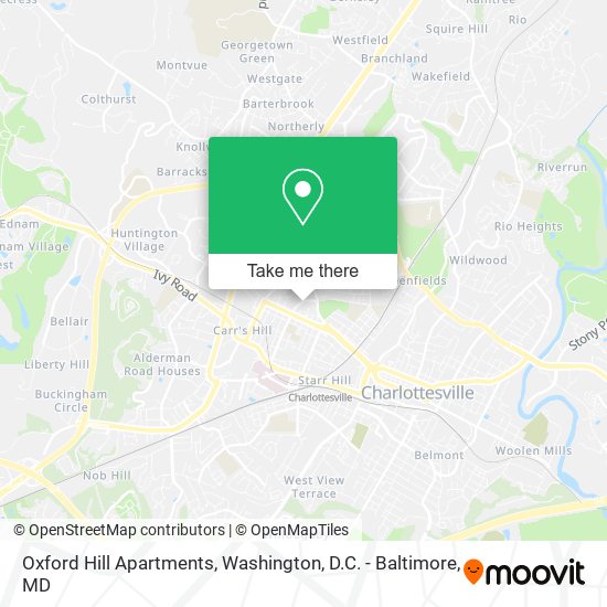 Oxford Hill Apartments map