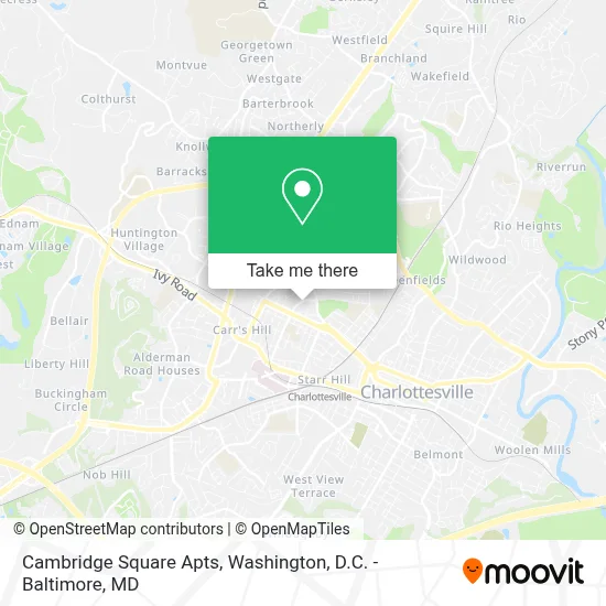 Cambridge Square Apts map