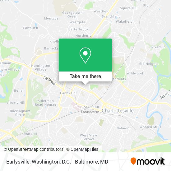 Mapa de Earlysville
