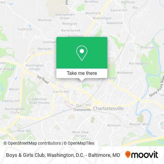 Boys & Girls Club map