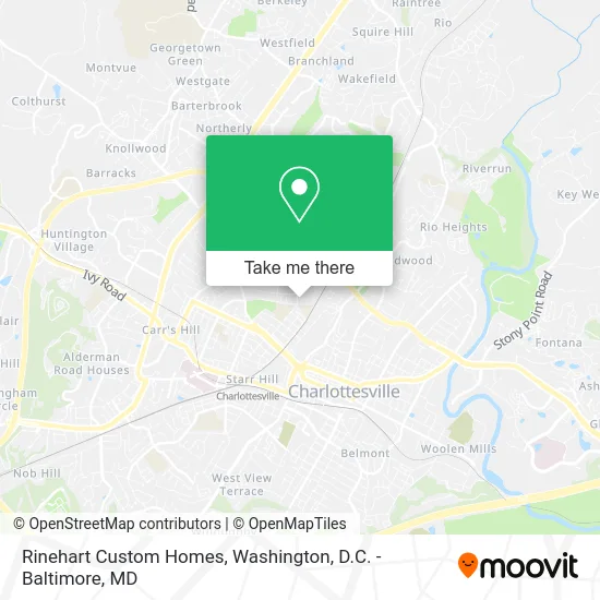 Rinehart Custom Homes map