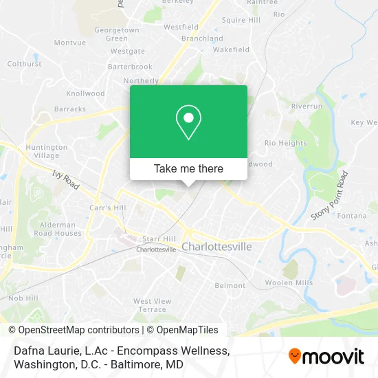 Dafna Laurie, L.Ac - Encompass Wellness map