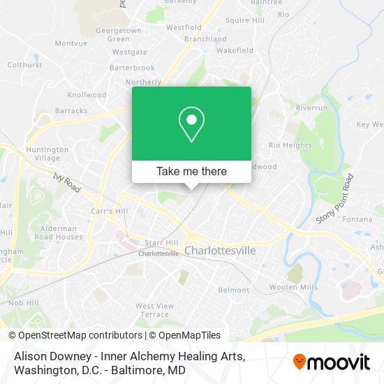 Alison Downey - Inner Alchemy Healing Arts map