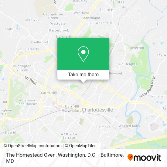 The Homestead Oven map