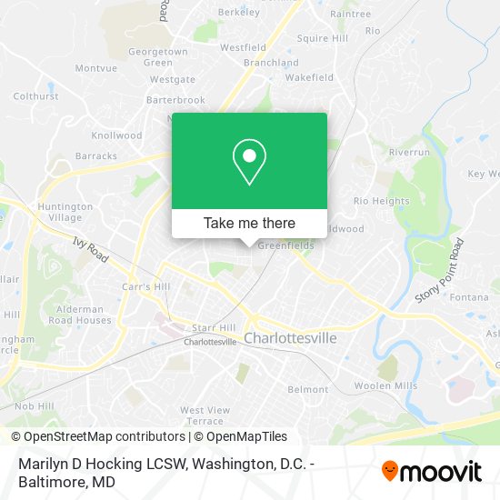 Mapa de Marilyn D Hocking LCSW