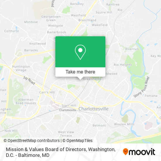 Mission & Values Board of Directors map