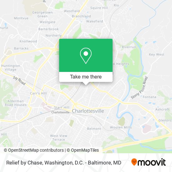 Relief by Chase map