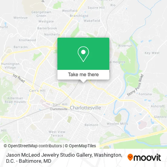 Jason McLeod Jewelry Studio Gallery map