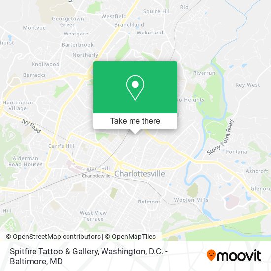 Spitfire Tattoo & Gallery map