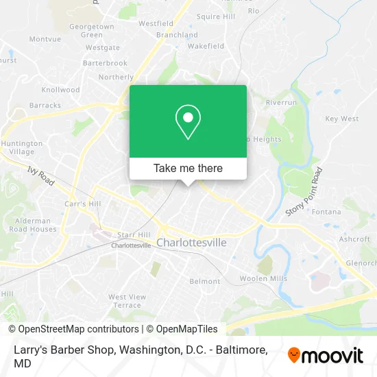 Larry's Barber Shop map