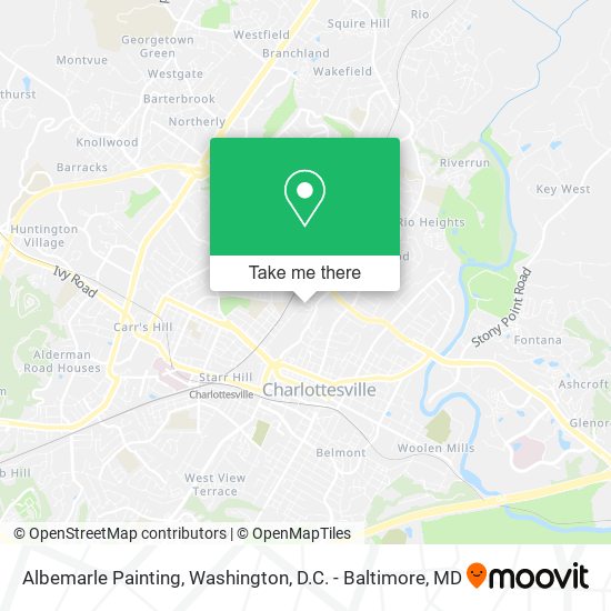 Albemarle Painting map