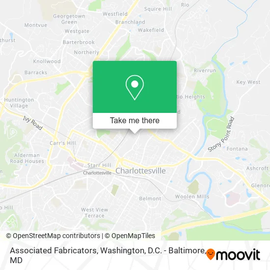 Associated Fabricators map