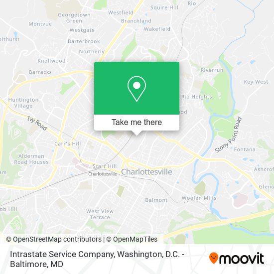 Intrastate Service Company map