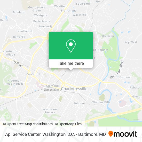 Api Service Center map