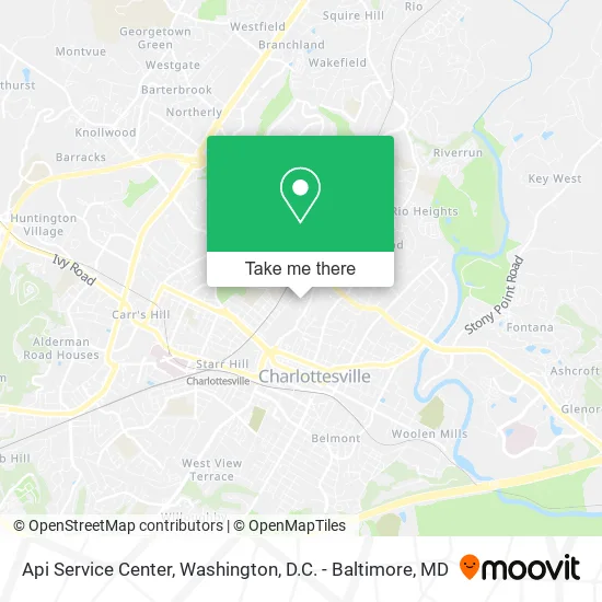 Api Service Center map