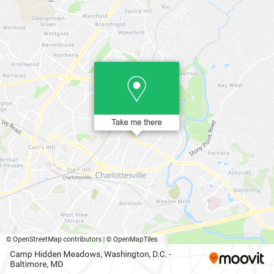 Camp Hidden Meadows map
