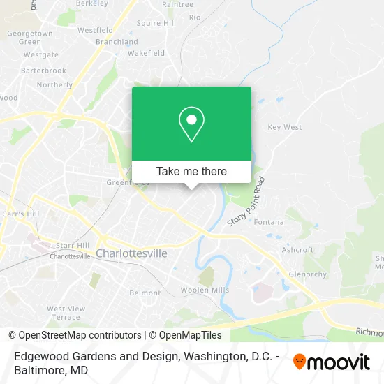 Edgewood Gardens and Design map