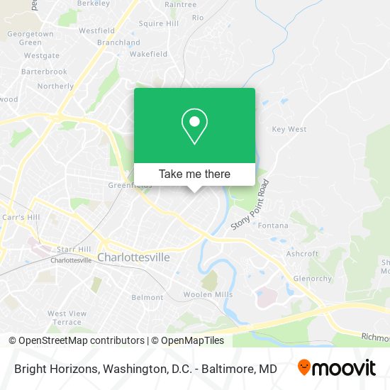 Bright Horizons map
