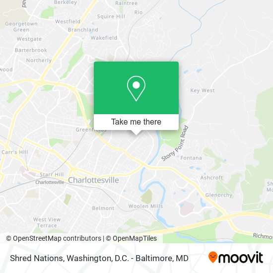 Shred Nations map