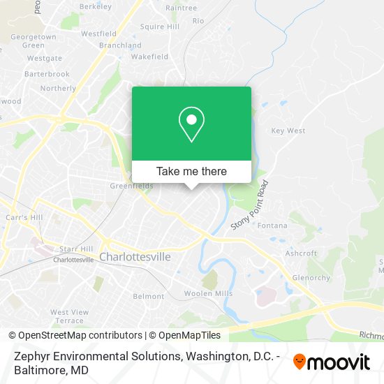Zephyr Environmental Solutions map