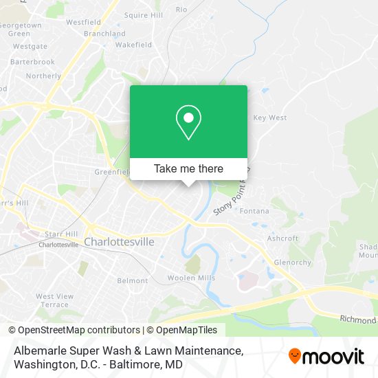 Albemarle Super Wash & Lawn Maintenance map
