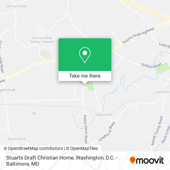 Stuarts Draft Christian Home map