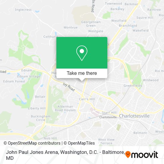 Mapa de John Paul Jones Arena