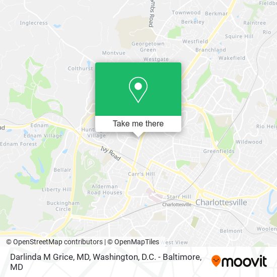 Darlinda M Grice, MD map