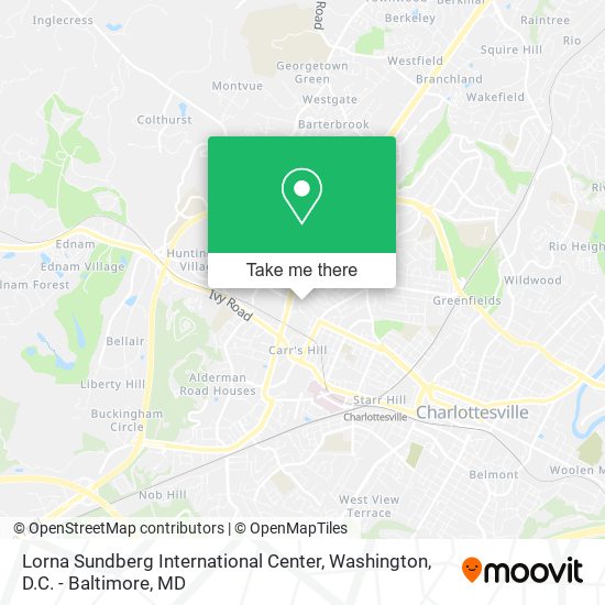 Lorna Sundberg International Center map