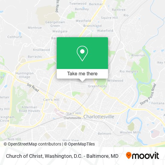 Mapa de Church of Christ