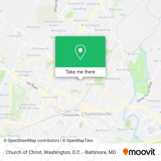 Church of Christ map