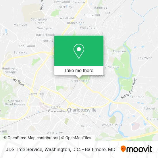 JDS Tree Service map