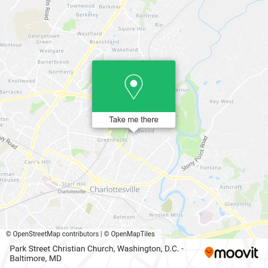 Park Street Christian Church map