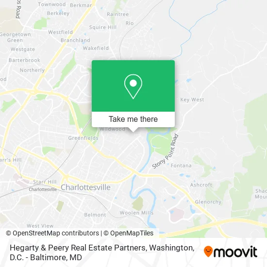 Hegarty & Peery Real Estate Partners map