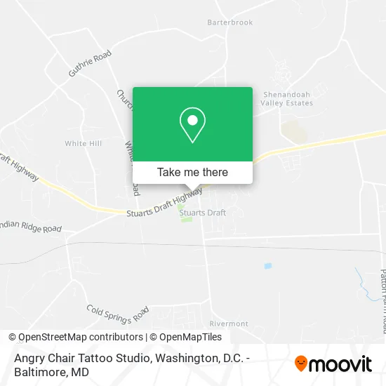 Angry Chair Tattoo Studio map