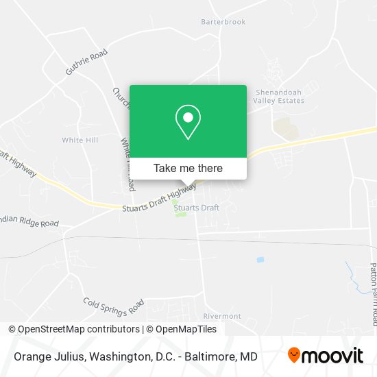 Orange Julius map
