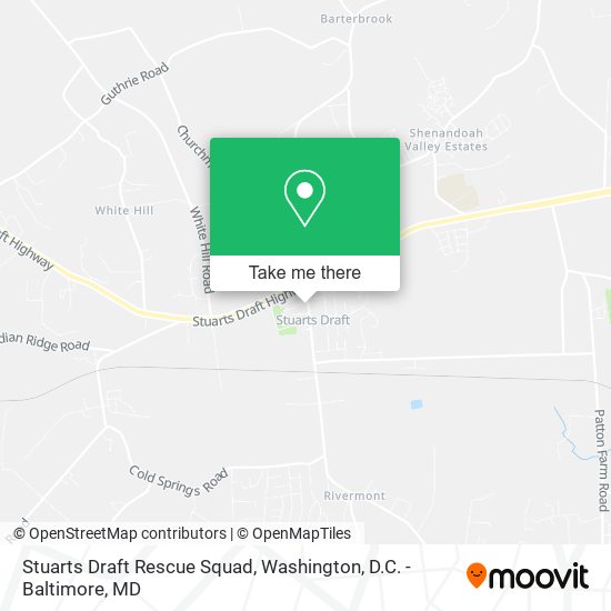 Stuarts Draft Rescue Squad map