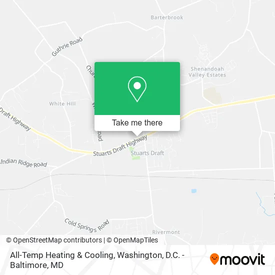 All-Temp Heating & Cooling map