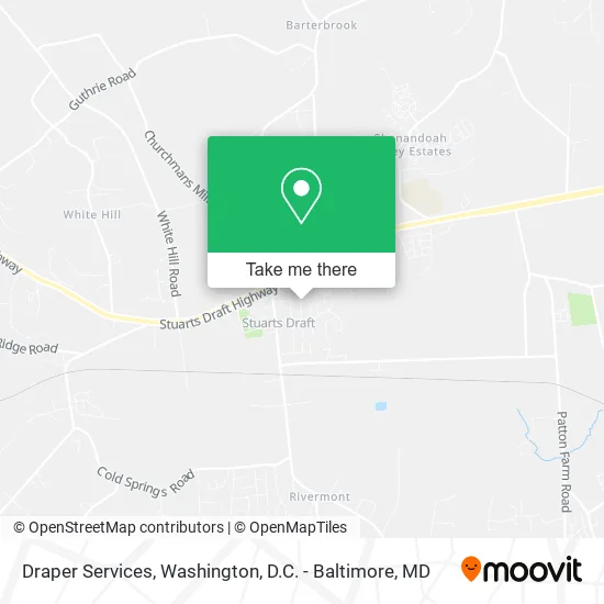 Draper Services map