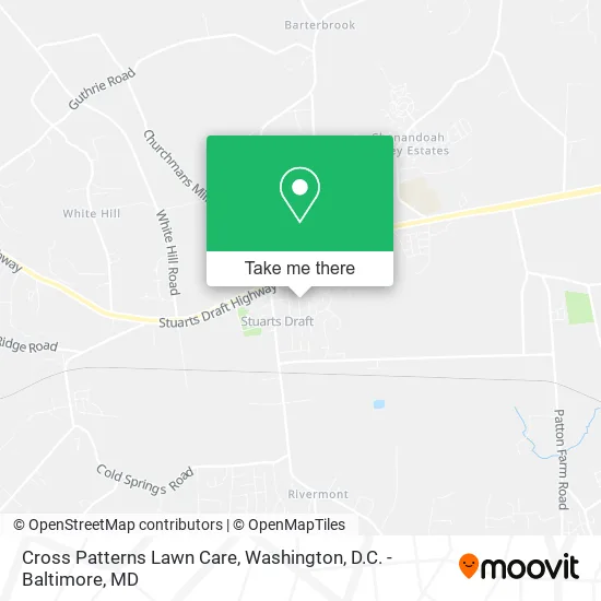 Cross Patterns Lawn Care map