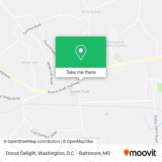 Donut Delight map