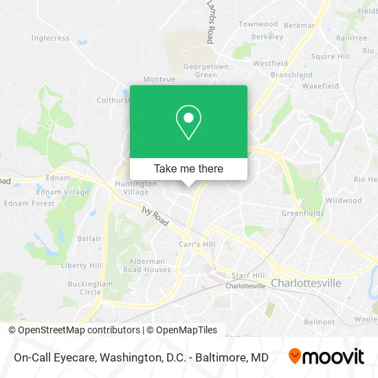 On-Call Eyecare map